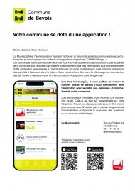 NOUVEAU pensez à télécharger notre application communale